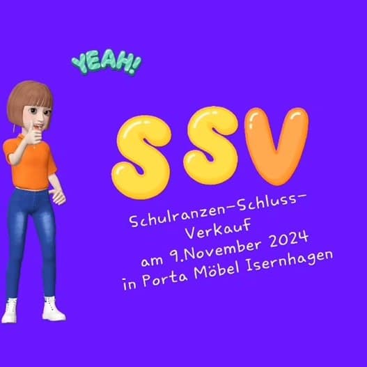 Schulranzen-SSV 2024 bei Porta in Hannover Isernhagen