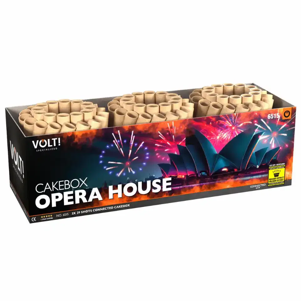 Feuerwerkskörper-Verpackung Opera House Design