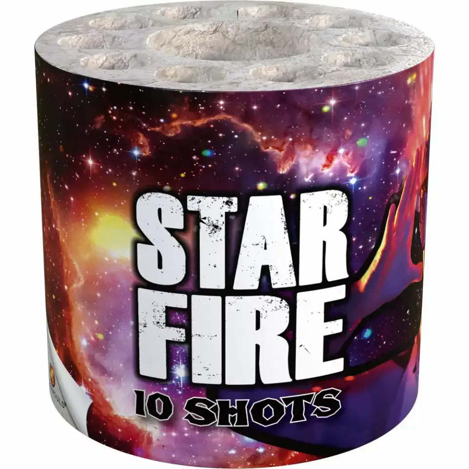 Feuerwerkskörper Star Fire, bunte Galaxie-Verpackung