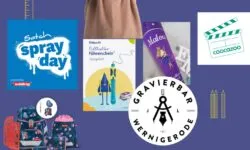 Schulranzenmesse mit Spaß und Aktionen im April.