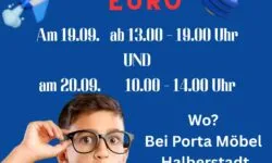 Schulranzenverkauf bei Porta Möbel Halberstadt, ab 209€.