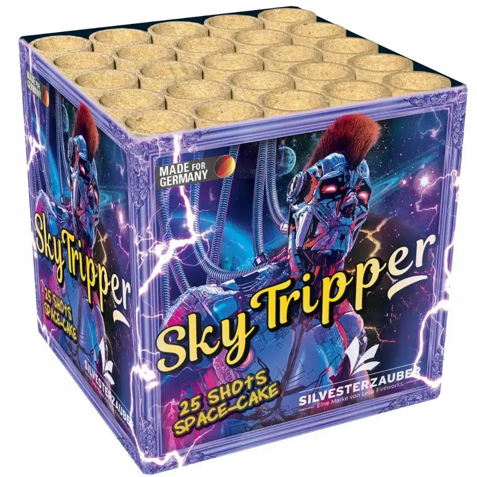 Sky Tripper Feuerwerk-Verpackung