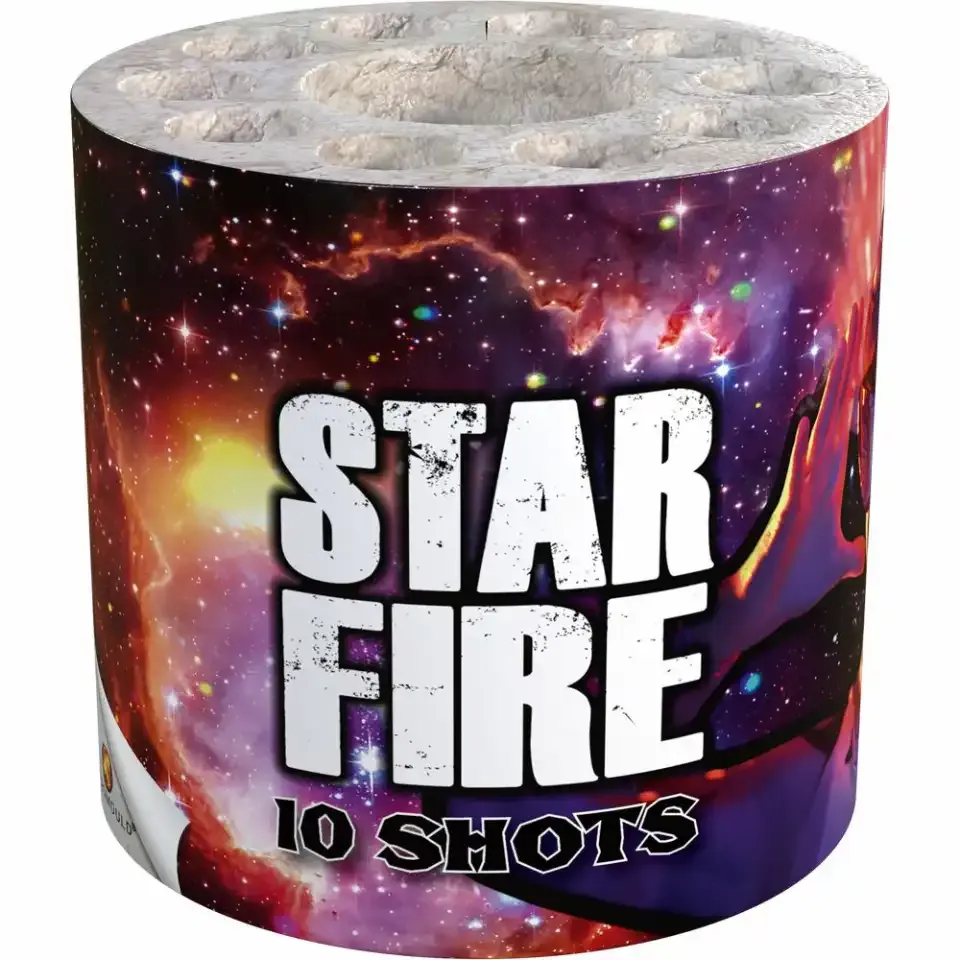 Feuerwerkskörper Star Fire, bunte Galaxie-Verpackung